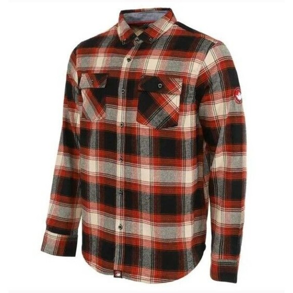 NWT Men’s Canada Weather Gear Flannel With Chambray Lining XL - Picture 2 of 4